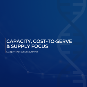 Capacity, Cost-to-serve & Supply Focus